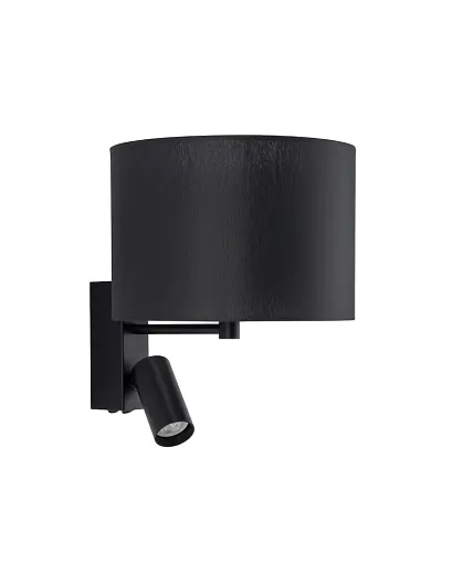 Бра, настінний світильник Nowodvorski 11521 Lusso E27|GU10 (R35) 10W|10W IP20 чорний - фото 1