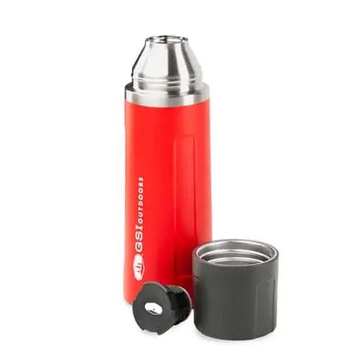 Термос GSI Outdoors Glacier Stainless 1 L Vacuum Bottle Червоний (1099-67471) - фото 4