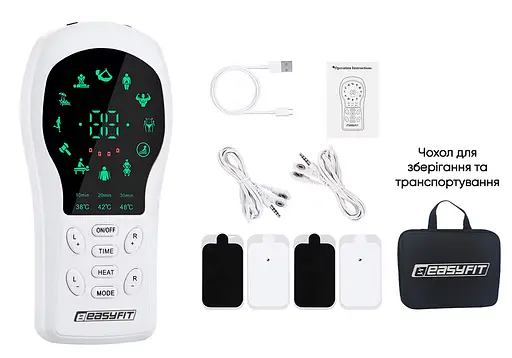 Міостимулятор EasyFit ActivePulse-1 для тіла, стимулятор м'язів у чохлі (EF-2303) - фото 7