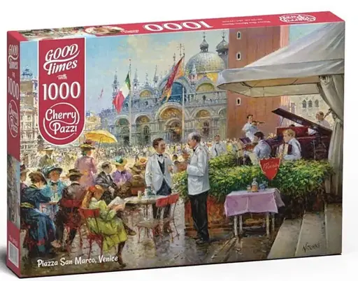 Пазли CherryPazzi Площа Святого Марка у Венеції, 1000 елементів, 50x70 см, 30653