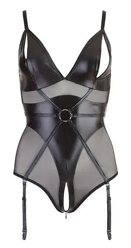 Боді Cottelli Bondage Ring, L (чорний) - фото 6