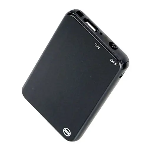 Міні диктофон брелок з активацією голосом Nectronix V15, 16 Гб пам'яті, 30 годин запису, чорний (100833-16)