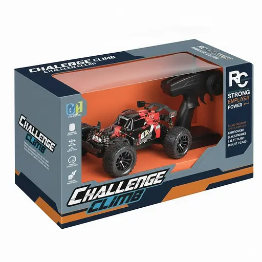 Радиоуправляемая машина-вездеход DH 666-84 B-02, акум. 3.7V, 2.4GHz, противоударная, амортизация, подсветка, Красная - фото 2