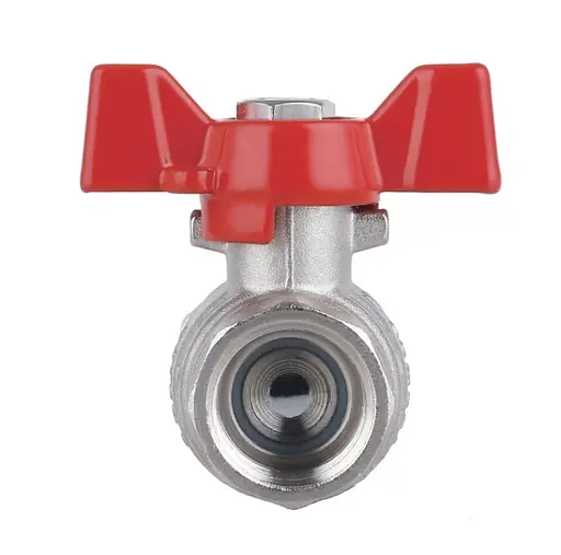 Кран шаровой Thermo Alliance "Американка" Forte 1/2" ВН прямая, бабочка SF220W15 - фото 2