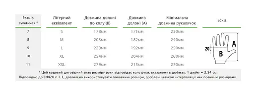 Рукавички захисні Bradas NITROX ORANGE нітрил розмір 9 RWNO9 - фото 2