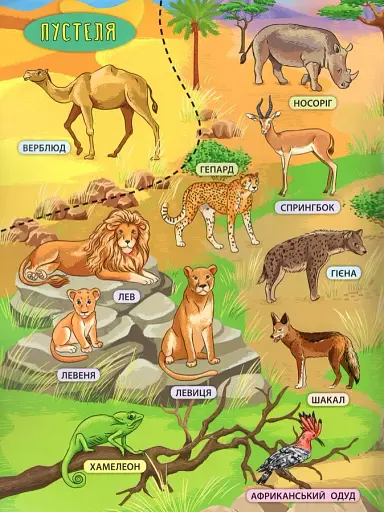 Енциклопедія з наліпками. Тварини світу - фото 2