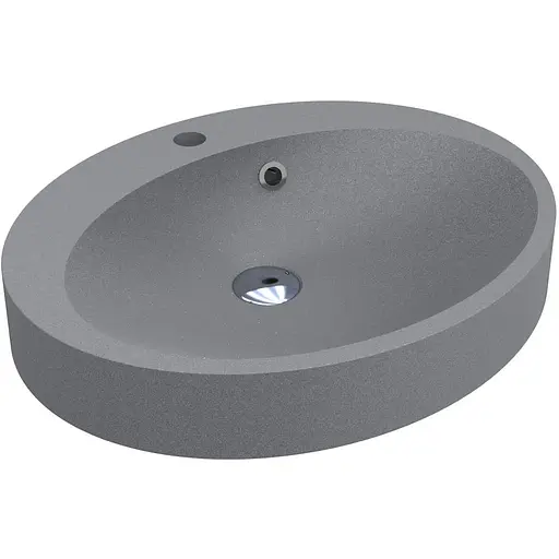 Умивальник Miraggio Devon mirastone gray 0000993, Сірий - фото 1