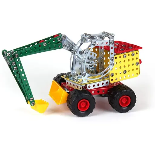 Детский конструктор металлический Экскаватор ТехноК 4784TXK 306 деталей - фото 1