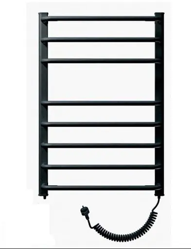 Электрическая Полотенцесушитель Avalon 480х800 ЧЕРНАЯ Sensor (Права) - фото 1