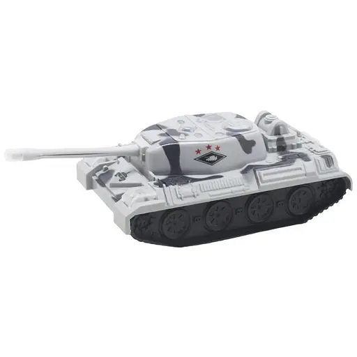 Танк 505-12E 24см, звук, свет,е здит, на батарейке Серый - фото 2