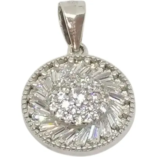 Серебряная подвеска Подиум с фианитами. GP1341