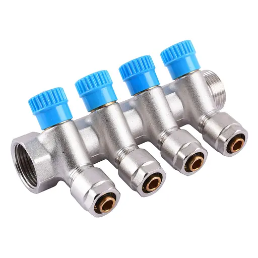 Коллектор Cristal 1Gх1/2x16 - 4-ой (под 35) с перекрытием (NM-1016) 000004812 - фото 1