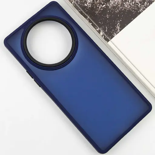 Чехол Epik TPU+PC Lyon Frosted для Xiaomi Redmi A3 Navy Blue - фото 2