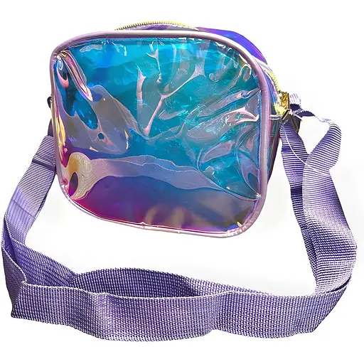 Детская сумка Куромы голографическая 17×15×6 см (24-496) - фото 2
