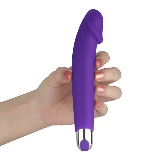 Вібратор для точки G Lovetoy 16.5 см фіолетовий - фото 4
