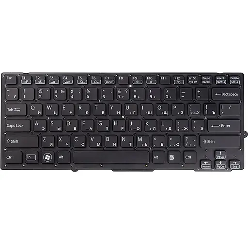 Клавиатура для ноутбука SONY Vaio VPC-SB, VPC-SA черный