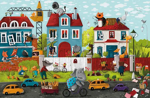 Книга Мій перший віммельбух. My First Wimmelbook. Professions. Автор - Олена Бугренкова (ARTBOOKS) (англ.) - фото 3