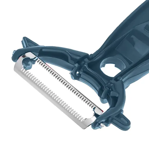 Ніж економка овочечистка для тонкого чищення овочів та фруктів Принцеса кухні , Kitchette Синій 84834 - фото 4