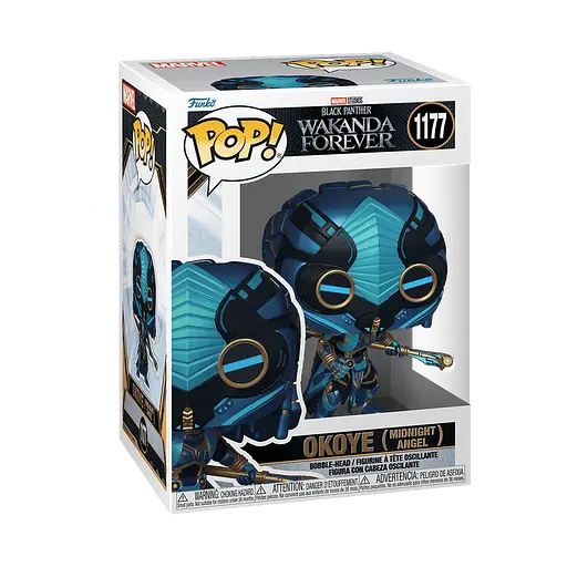 Фигурка Funko Marvel Pop Black Panther - Okoye (Midnight Angel) 66719 - фото 2