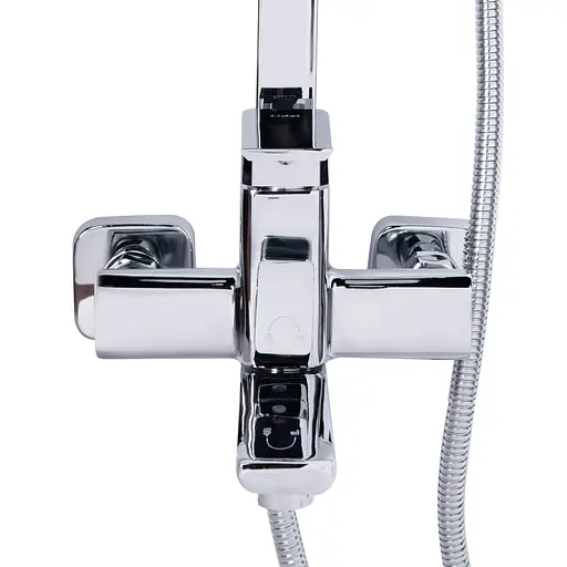 Душова система універсальна Lidz Dozorca 1030 на три споживача (з виливом) (k35) LDDOZ1030CRM45407 Chrome, Хром - фото 11