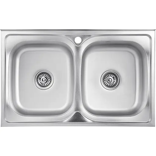 Кухонна мийка Kroner KRP Satin-5080Z (0,8 мм) (CV022822) - фото 1