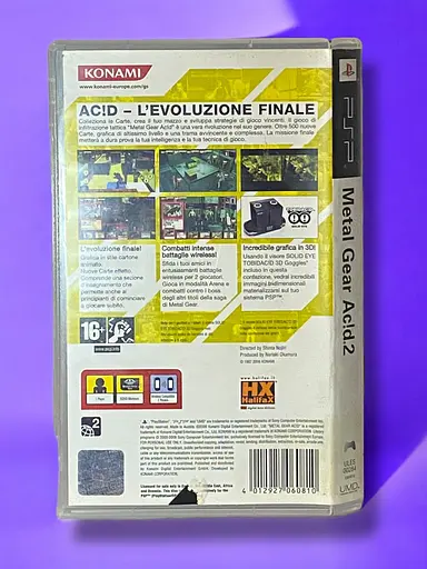 Ліцензійний диск на PSP ліцензія Metal Gear Acid 2, гра на PSP Metal Gear Acid 2 - фото 3