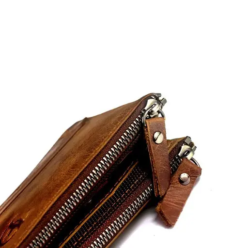 Мужской кожаный кошелек BULL 9.5х12х2 см acs0029270 - фото 4