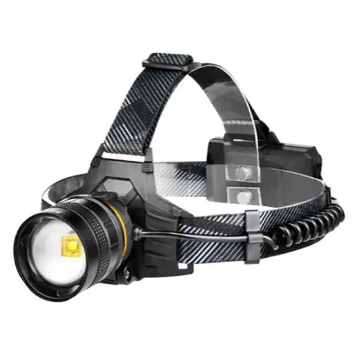 Яркий налобный фонарь BL-8076-2-GT100 zoom + microUSB + 2х18650 (4 режима)