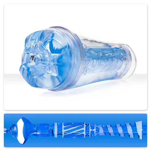 Мастурбатор Fleshlight Flight Commander голубой - фото 3