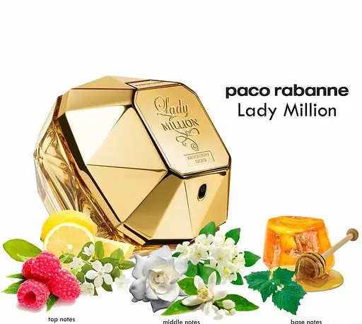 Парфюмированная вода женская Paco Rabanne Lady Million Духи женские 100 мл - фото 3