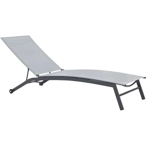 Садовый лежак Chomik Garden Line Soul с серыми колесами