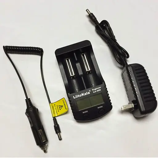 Заряднoe устройство Liitokala Lii-300 на 2 слота (для Ni-MH, Ni-CD, Li-Ion) + блок питания - фото 4