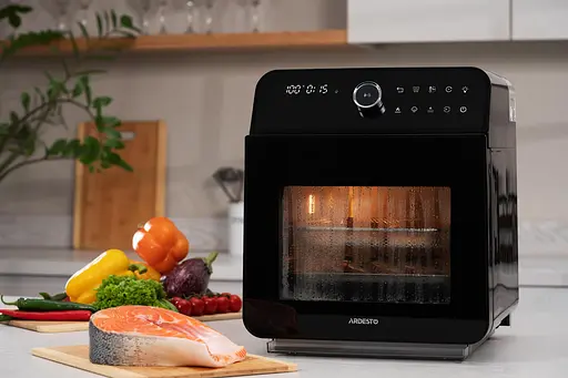 Мультипечь Ardesto 2250Вт -15л сенсорное управление 40-220°C металл/пластик бело-черный - фото 7