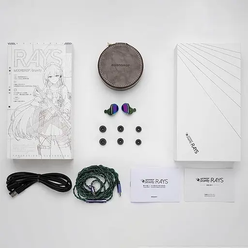 Наушники MOONDROP RAYS Gravity – 2-х драйверные IEM наушники для геймеров - фото 2