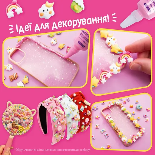 Дитячий набір для творчості "Заколки своїми руками" Vladi Toys VT4600-02 жовтий - фото 3