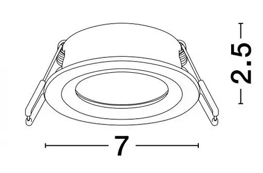 Светильник точечный HAP Nova Luce 9030411 - фото 2