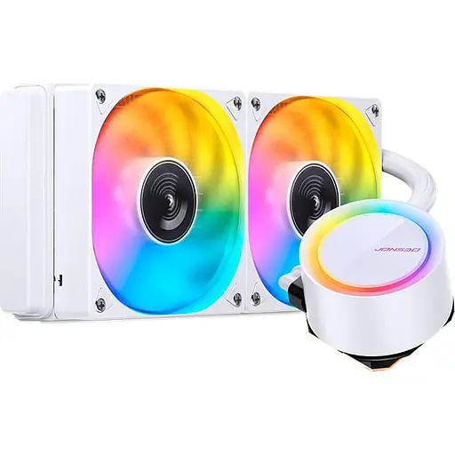 СВО Jonsbo TG-240 White (Intel LGA1700/1200/115X/2011; AMD AM4/AM5/4PIN PWM) (TG-240 White) - фото 1