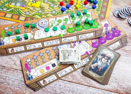 Настольная игра Pegasus Spiele Ганзейский союз: Полное издание (Hansa Teutonica Big Box) (англ., нем.) (PS029) - фото 4