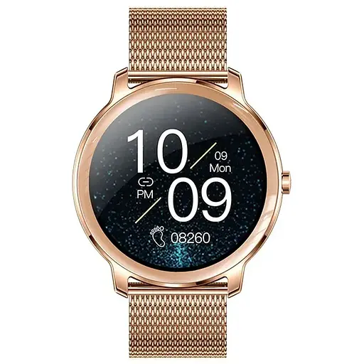 Умные часы Lemfo R18 Pro Metal Золотые - фото 4