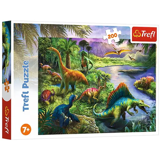Пазл Trefl Хищные динозавры 200 эл. (13281) - фото 1