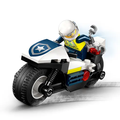 Конструктор LEGO City Преследование на полицейском мотоцикле 65 деталей (60455) - фото 10