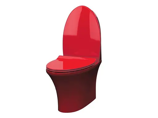 Унитаз-компакт Idevit Rena с сидением Soft Close SETK2904-0205-081-1-6200, Красный - фото 1