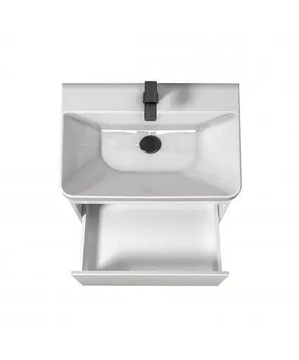 Тумба Мойдодир Prime 60-А з умивальником Vivace 60 підвісна Білий - фото 3