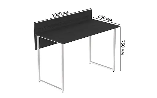 Компьютерный стол Скай 75x100x60 белый ДСП Сосна Кембра 32мм FRD-101070 - фото 3