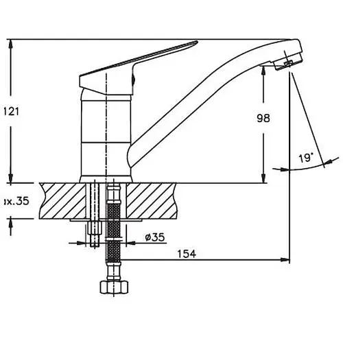 Змішувач для кухні Haiba NIKAS 004 HB0852 - фото 2