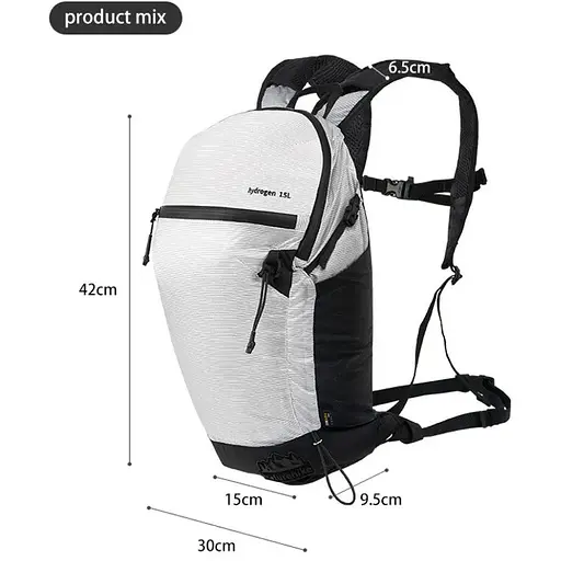 Рюкзак ультралегкий Naturehike CNK2300BB012 15 л белый - фото 2