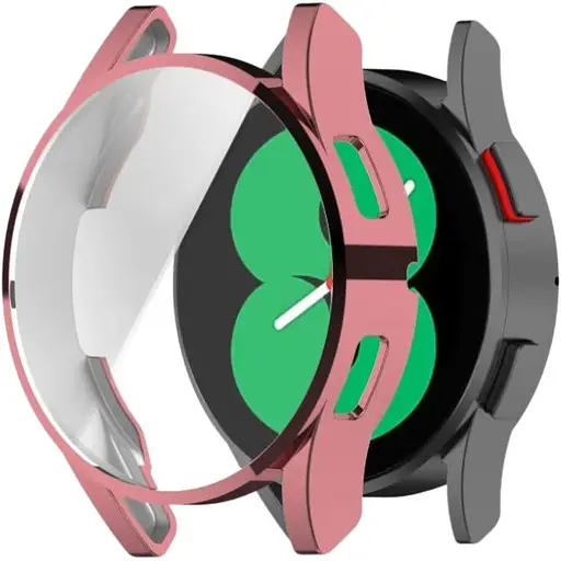 Чехол-накладка DK Silicone Face Case для Samsung Galaxy Watch4 (R870 / R875) 44mm (pink rose)