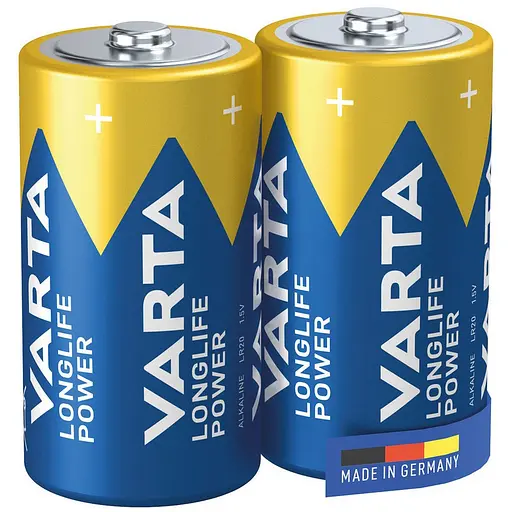 Батарейка Varta Longlife Power Alkaline C 2 шт. (4914121422) - фото 1