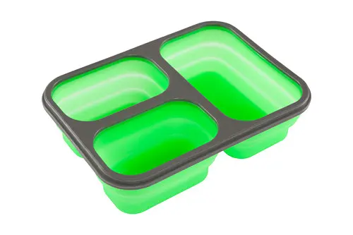 Трехкамерный силиконовый Ланч бокс Camry CR 6698 - фото 7