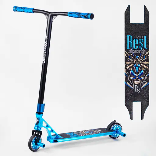 Самокат трюковый Best Scooter 60х85 см Голубой 000231659 - фото 2